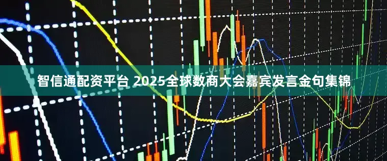 智信通配资平台 2025全球数商大会嘉宾发言金句集锦